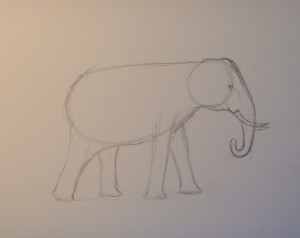 рисунок слона