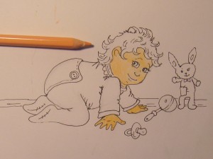 как нарисовать ребенка карандашом поэтапно