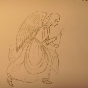 рисунок ангела