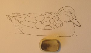 рисунок утки
