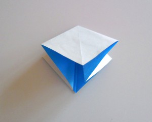 как сделать василёк из бумаги