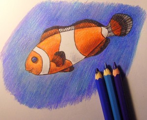 как нарисовать рыбу поэтапно