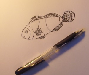 как нарисовать рыбу поэтапно