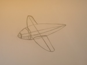 Как нарисовать самолет