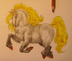 как нарисовать лошадь поэтапно