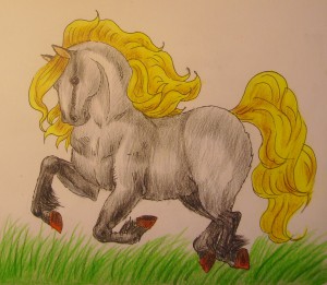 как нарисовать лошадь