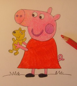 рисунок свинки пеппы