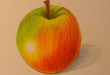 как нарисовать яблоко