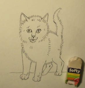 как нарисовать котенка поэтапно