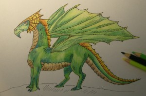 как нарисовать дракона поэтапно