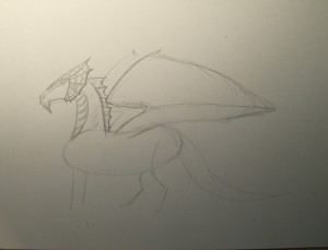 как нарисовать дракона карандашом