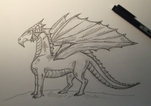 рисунок дракона