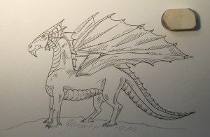 как нарисовать дракона поэтапно