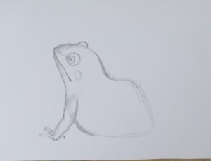 как нарисовать лягушку карандашом поэтапно