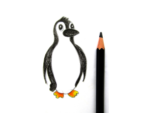 как нарисовать пингвина поэтапно