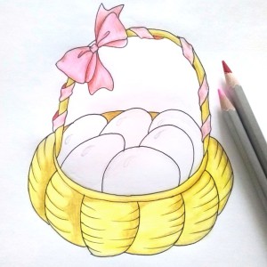 как нарисовать пасхальное яйцо поэтапно
