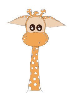 как нарисовать жирафа